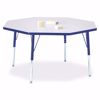 Picture of Berries® Round Activity Table - 48" Diameter, E-height - Maple/Maple/Camel