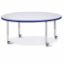Picture of Berries® Round Activity Table - 48" Diameter, Mobile - Gray/Blue/Gray