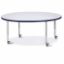 Picture of Berries® Round Activity Table - 48" Diameter, Mobile - Gray/Navy/Gray