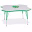 Picture of Berries® Four Leaf Activity Table - 48", A-height - Gray/Green/Green