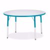 Picture of Berries® Round Activity Table - 42" Diameter, E-height - Gray/Teal/Teal