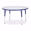 Picture of Berries® Round Activity Table - 42" Diameter, E-height - Gray/Yellow/Yellow