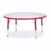 Picture of Berries® Round Activity Table - 42" Diameter, T-height - Gray/Blue/Blue