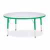 Picture of Berries® Round Activity Table - 42" Diameter, T-height - Gray/Green/Green