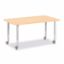 Picture of Berries® Rectangle Activity Table - 30" X 48", Mobile - Maple/Maple/Gray