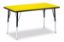 Picture of Berries® Rectangle Activity Table - 24" X 36", A-height - Yellow/Black/Black