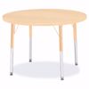 Picture of Berries® Round Activity Table - 36" Diameter, A-height - Maple/Maple/Camel