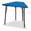 Picture of Berries® Tall Trapezoid Desk - Blue/Black/All Black