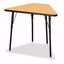 Picture of Berries® Tall Trapezoid Desk - Oak/Black/All Black