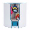Picture of Rainbow Accents® Toddler Corner Coat Locker with Step - with Trays - Purple