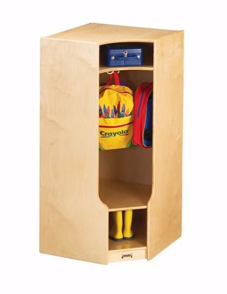 Picture of Jonti-Craft® Corner Coat Locker with Step