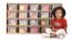 Picture of Young Time® 20 Cubbie-Tray Storage - with Clear Trays - RTA