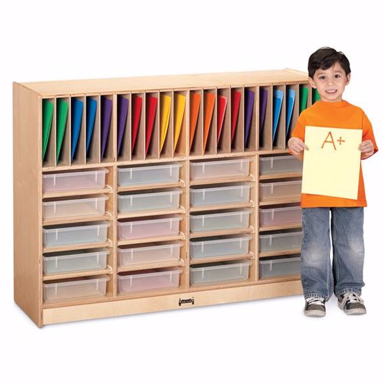 Picture of Jonti-Craft® Homework Station - with Clear Paper-Trays