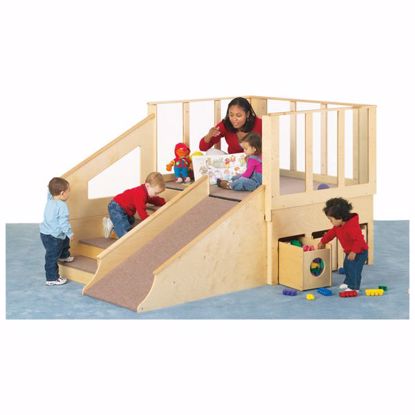 Picture of Jonti-Craft® Tiny Tots Loft - 12-24 Months - with Bins