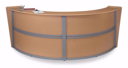 Picture of DOUBLE CURVED RECEPTION STATION - MAPLE
