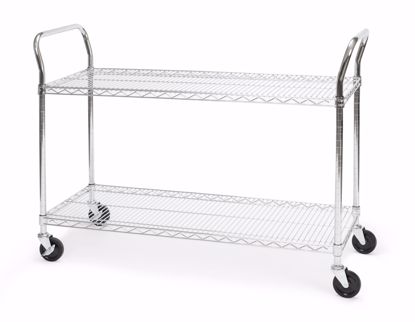 Picture of 18 X 48 HEAVY DUTY MOBILE MEDIA CART