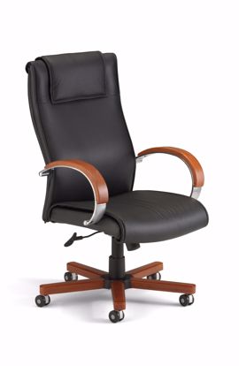 Picture of APEX EXECUTIVE HI-BACK LEATHER CHAIR