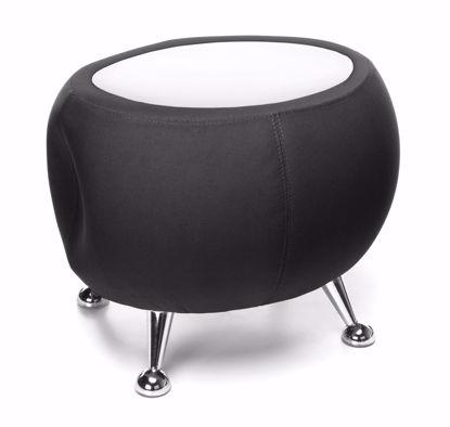 Picture of JUPITER TABLE 2327-BLACK W/ WHITE TOP