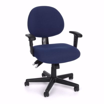 Picture of 24/7 COMPUTER TASK CHAIR W/ARMS-202-BLUE