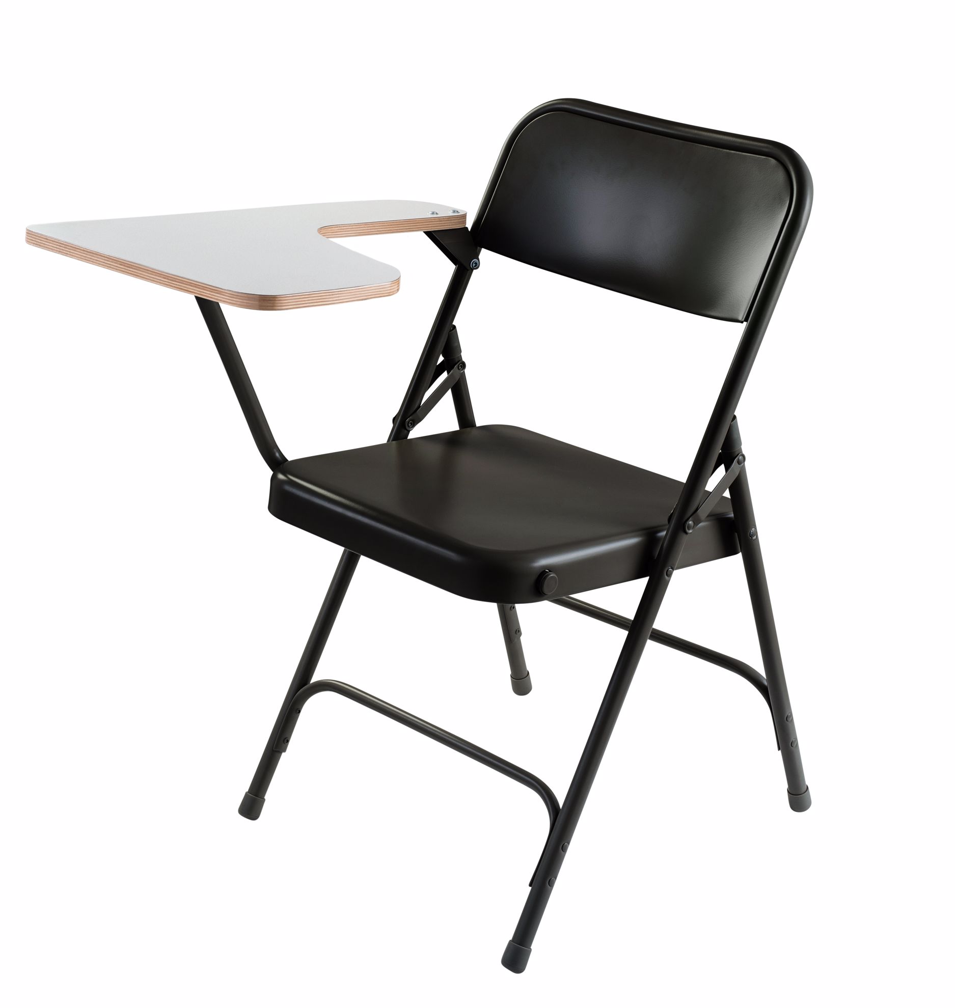 folding chair with tablet arm