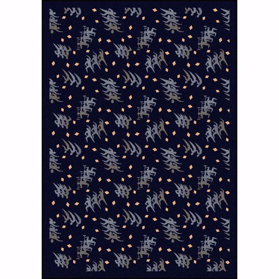 Picture of Fitness Zone - Navy - 5'4" x 7'8"