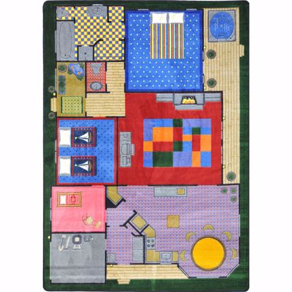 Picture of Creative Play House - Multi  Color - 3'10" x 5'4"