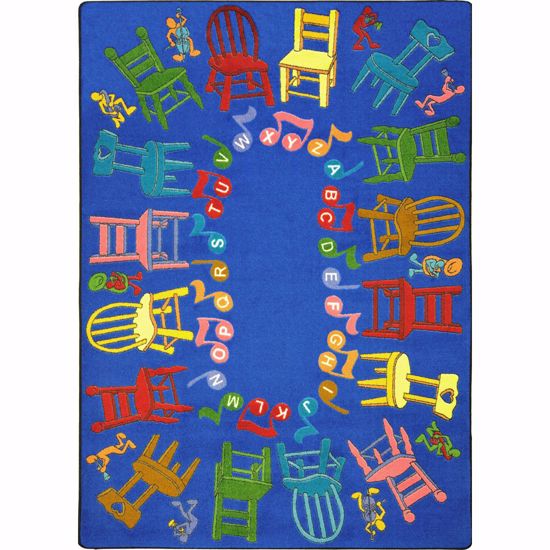 Picture of Musical Chairs - Multi Color - 7'8" x 10'9"