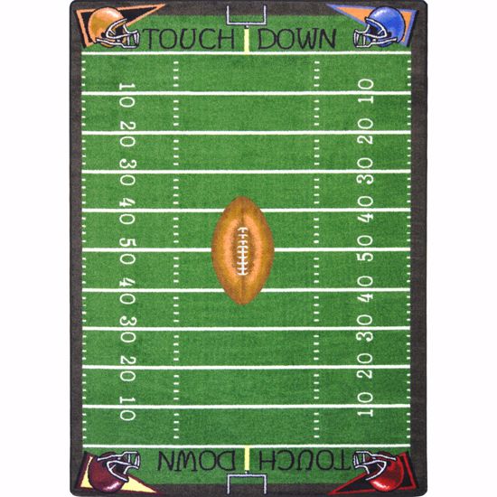 Picture of Football Fun - Multi Color - 3'10" x 5'4"