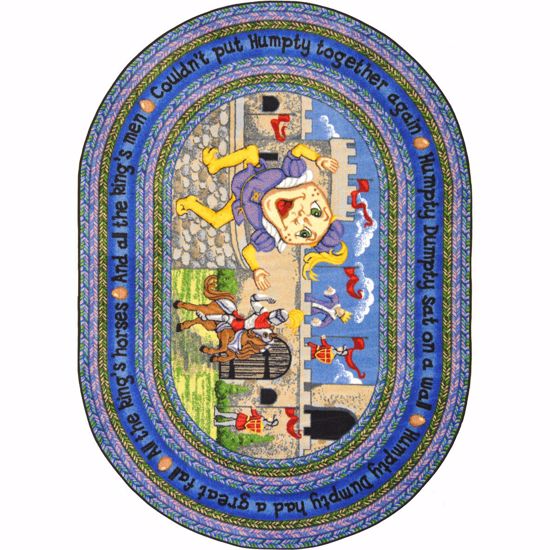 Picture of Humpty Dumpty - Multi Color - 3'10" x 5'4" Oval