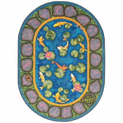 Picture of Maria's Garden - Multi Color - 3'10" x 5'4" Oval