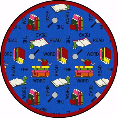 Picture of Read the Word - Multi Color - 7'7" Round