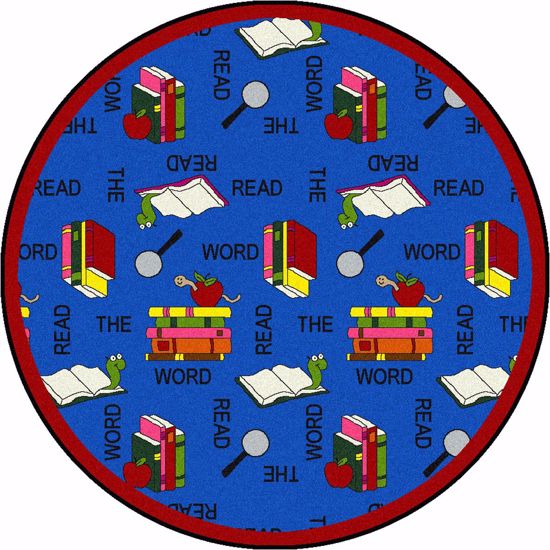 Picture of Read the Word - Multi Color - 7'7" Round