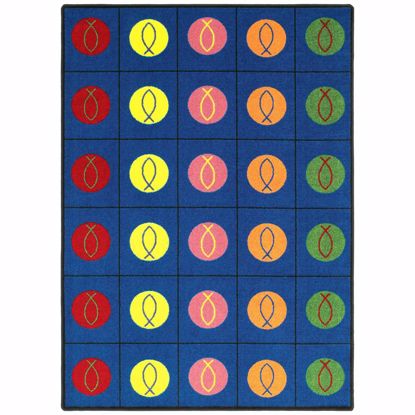 Picture of Circles & Symbols - Multi  Color - 10'9" x 13'2"