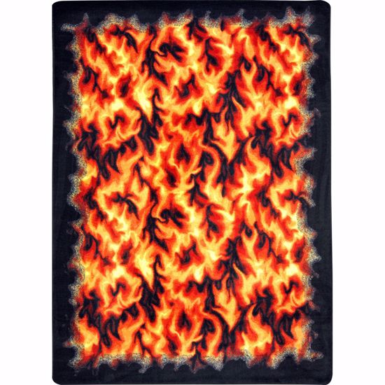 Picture of Inferno - Red - 5'4" x 7'8"