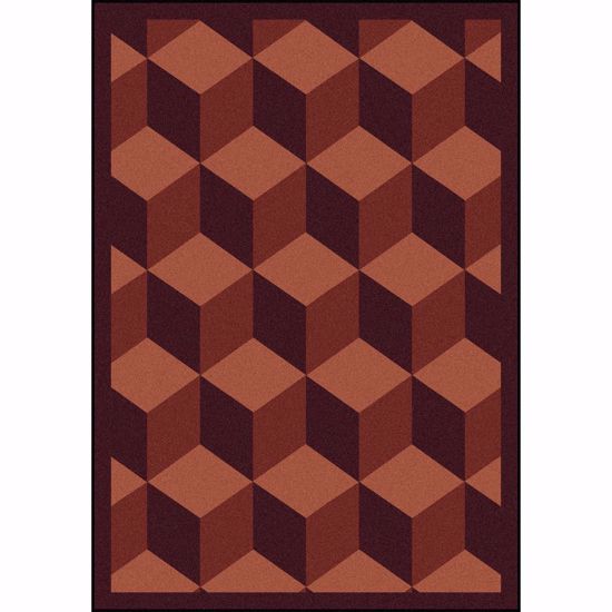 Picture of Highrise - Burgundy - 5'4" x 7'8"