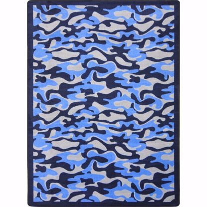Picture of Funky Camo - Blue - 3'10" x 5'4"