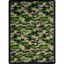 Picture of Funky Camo - Dark Army - 5'4" x 7'8"
