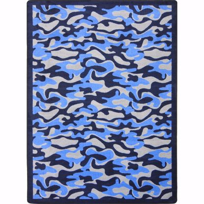 Picture of Funky Camo - Blue - 7'8" x 10'9"