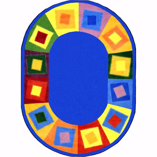 Picture of Off Balance - Brights - 5'4" x 7'8" Oval