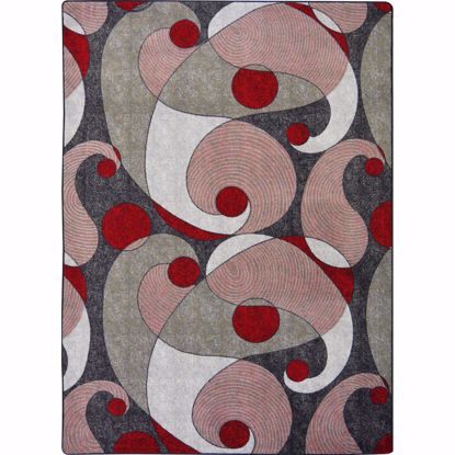 Picture of Jazzy - Red/Gray - 3'10" x 5'4"