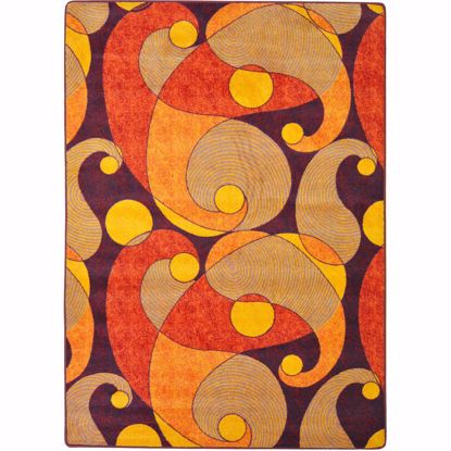 Picture of Jazzy - Orange/Purple - 3'10" x 5'4"