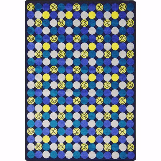 Picture of Roundabout - Blue - 3'10" x 5'4"