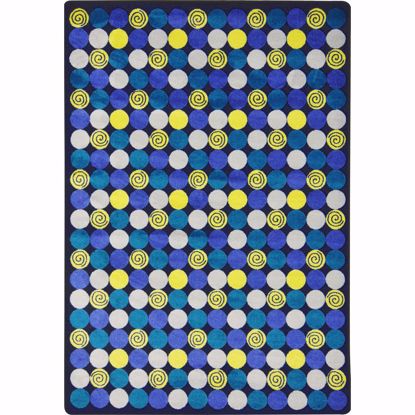 Picture of Roundabout - Blue - 7'8" x 10'9"