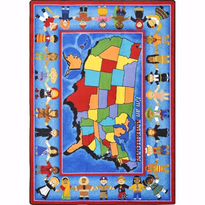 Picture of I'm An American - Multi Color - 5'4" x 7'8"