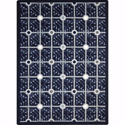 Picture of Electrode - Navy - 3'10" x 5'4"