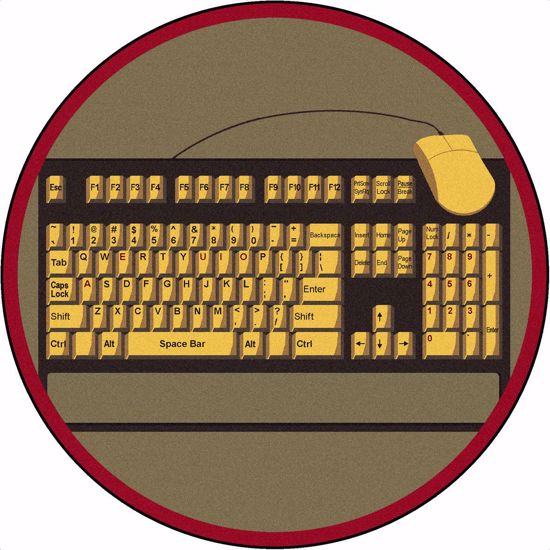 Picture of Keyboard Connection - Brown - 5'4" Round