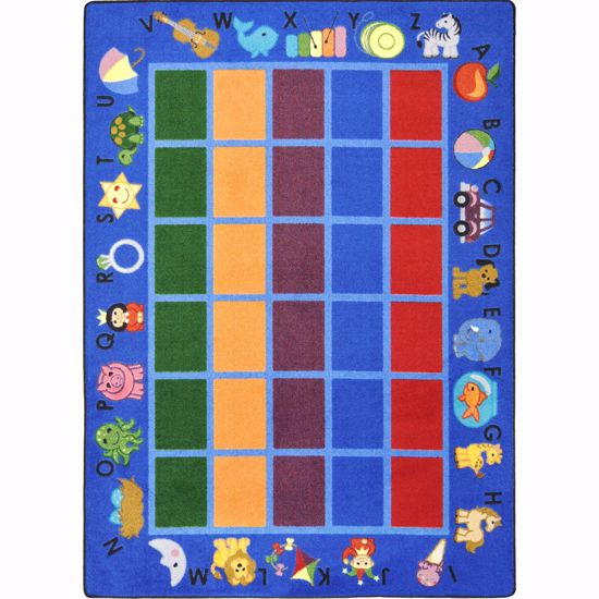 Picture of Alphabet Phonics - Blue - 10'9" x 13'2"