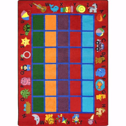 Picture of Alphabet Phonics - Red - 10'9" x 13'2"