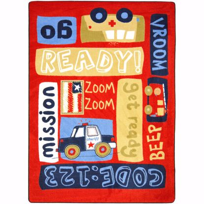 Picture of Ready, Set, Go! - Multi Color - 5'4" x 7'8"