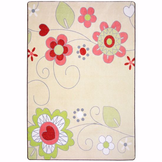 Picture of Pretty Posies - Multi Color - 3'10" x 5'4"